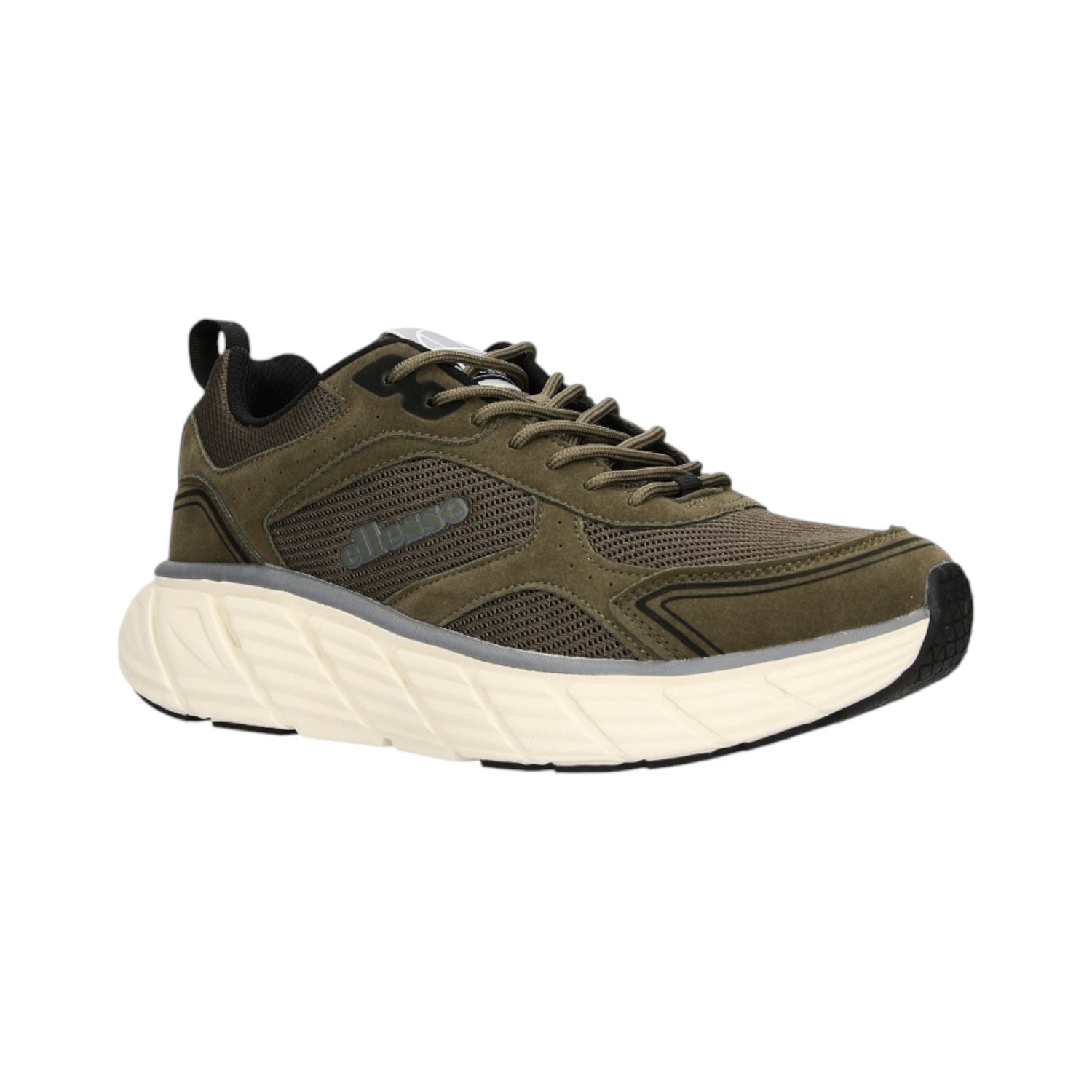 Ellesse Sneakers Uomo in Camoscio Sintetico e Tessuto Militare