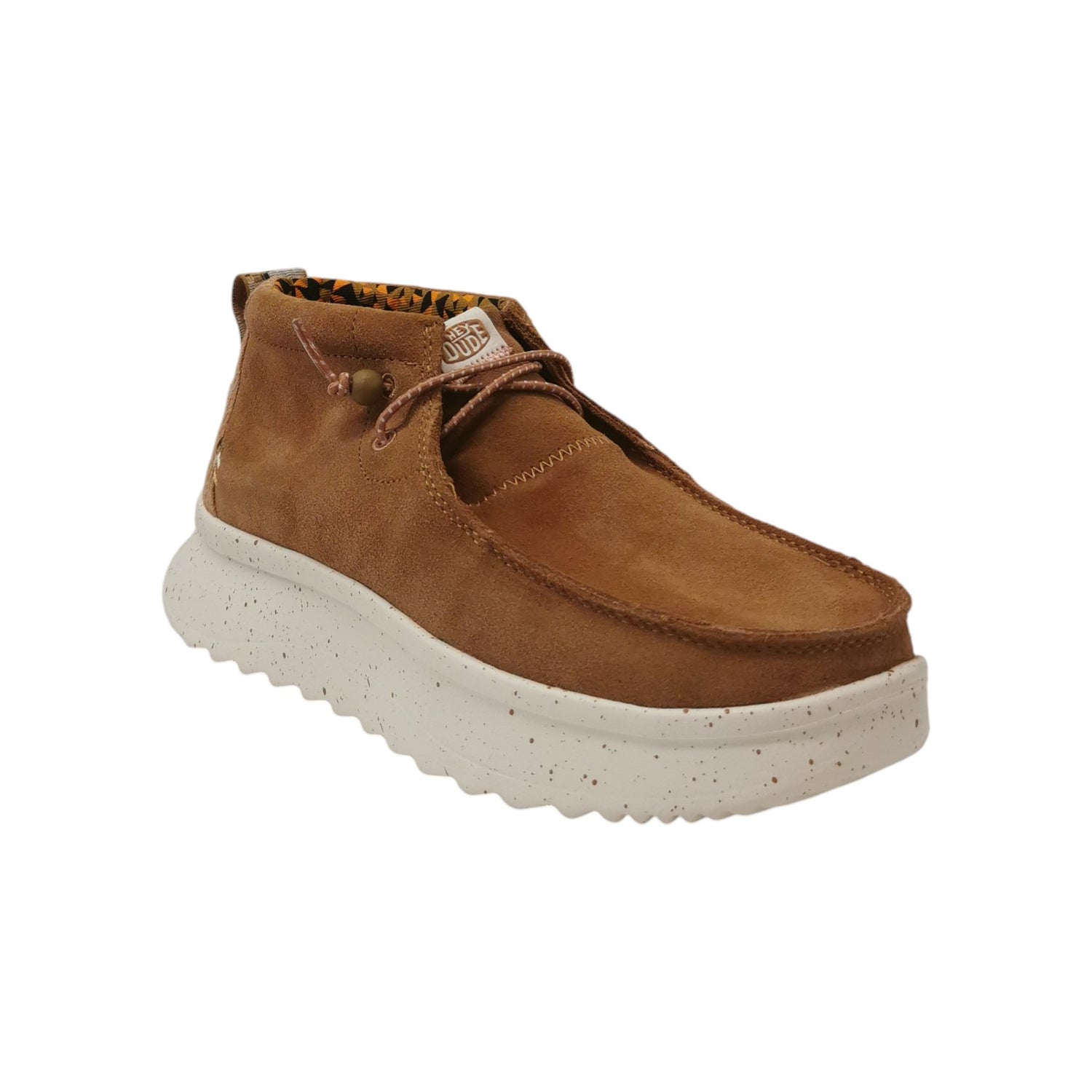 Hey Dude Wendy Peak Hi Suede Polacchino Donna in Camoscio Cuoio