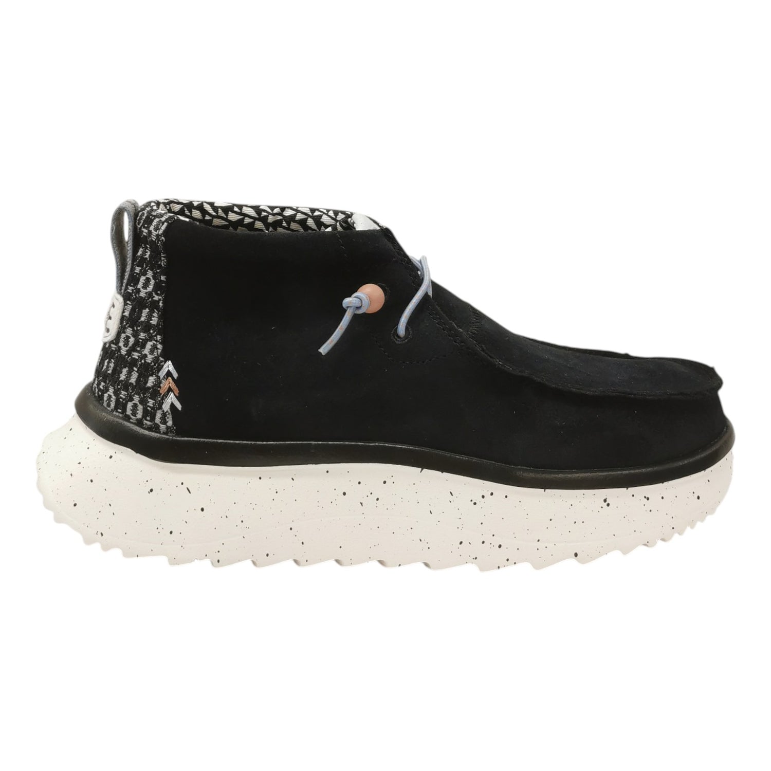 Hey Dude Wendy Peak Hi Suede Polacchino Donna in Camoscio Nero
