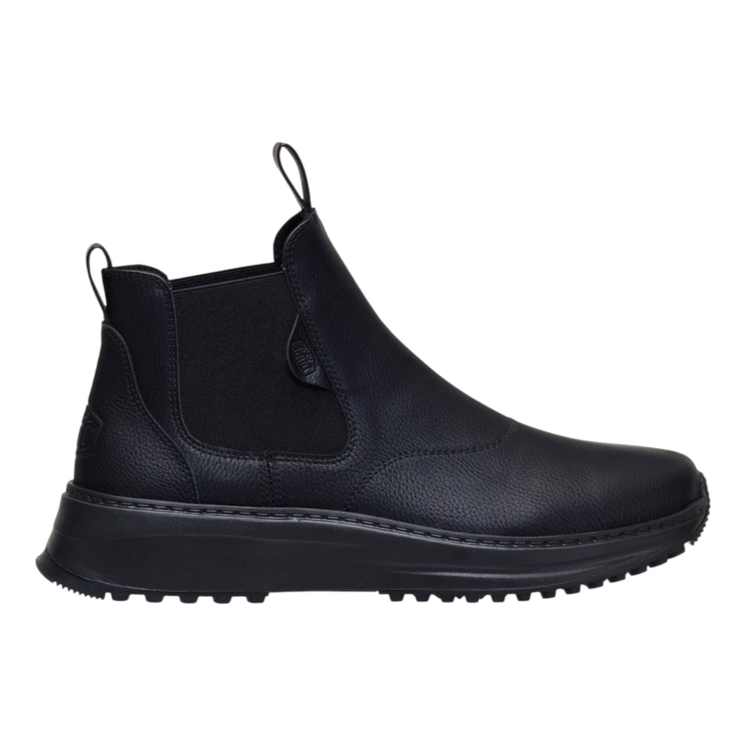 Hey Dude Tahoe Chelsea Classic Bealtes Uomo in Pelle Nera