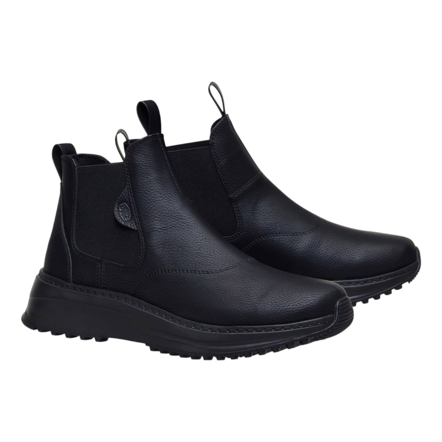 Hey Dude Tahoe Chelsea Classic Bealtes Uomo in Pelle Nera