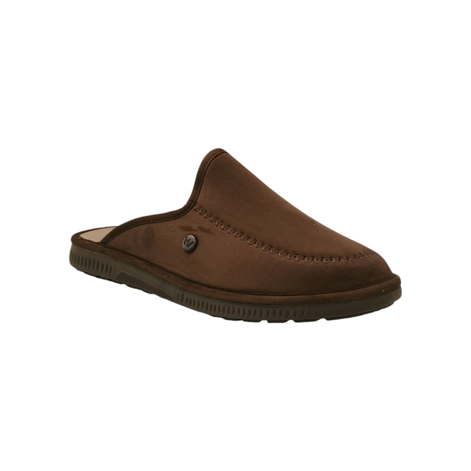 Melluso Pantofola Uomo in Velluto Cuoio