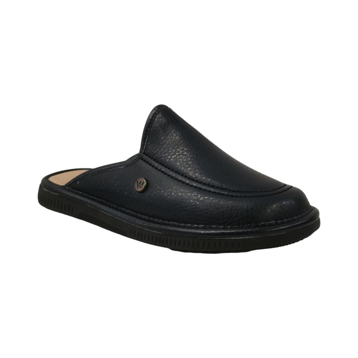 Melluso Pantofola Uomo in Ecopelle Blu