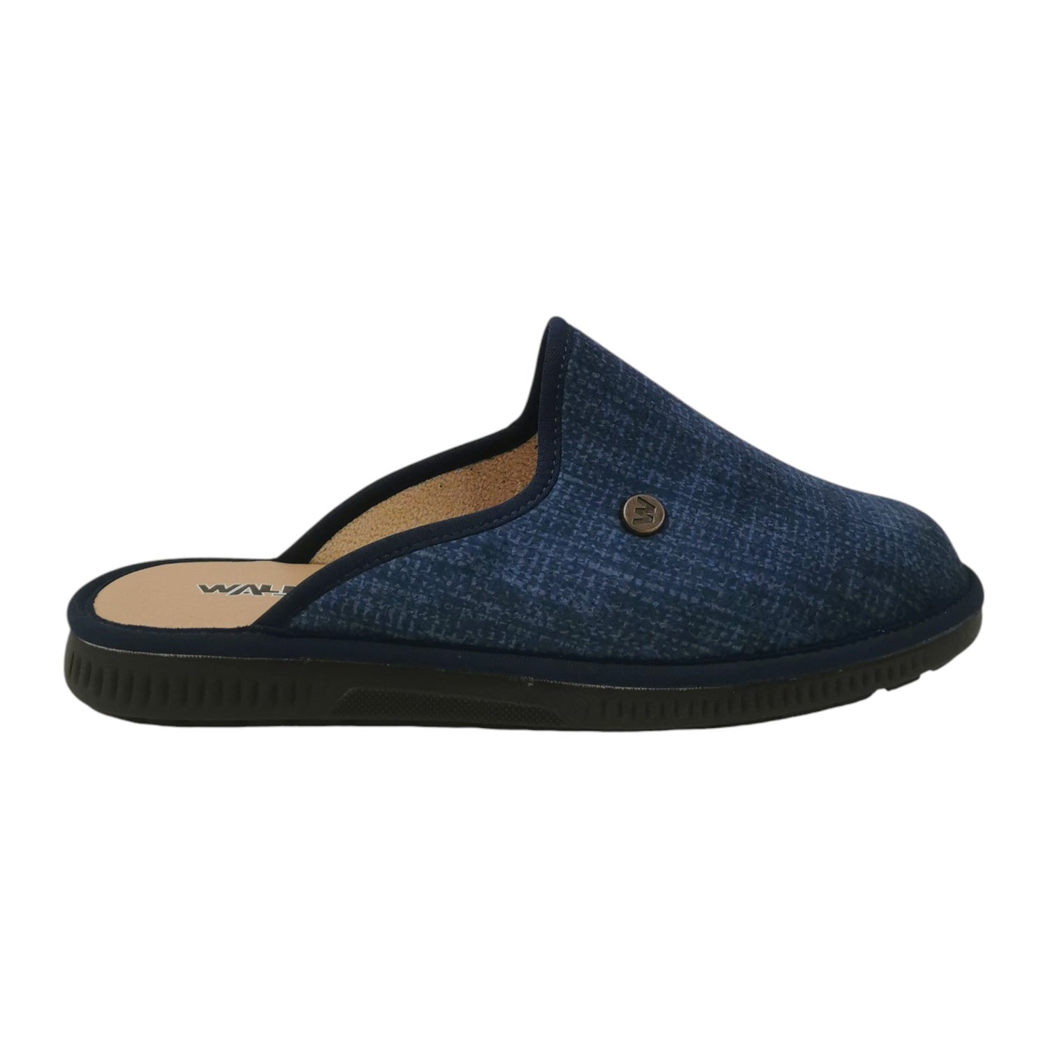 Melluso Pantofola Uomo in Velluto Blu