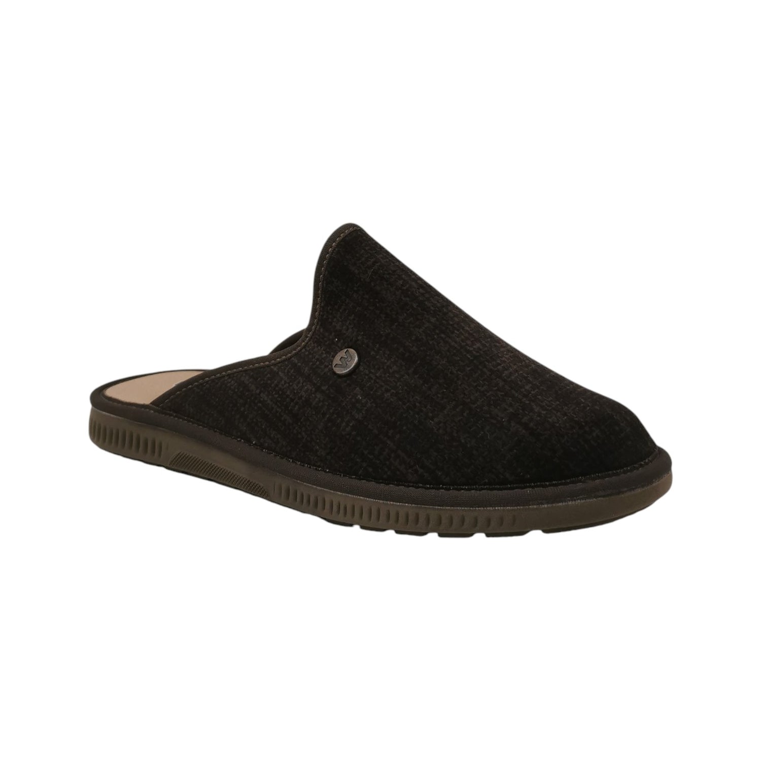 Melluso Pantofola Uomo in Velluto Moro