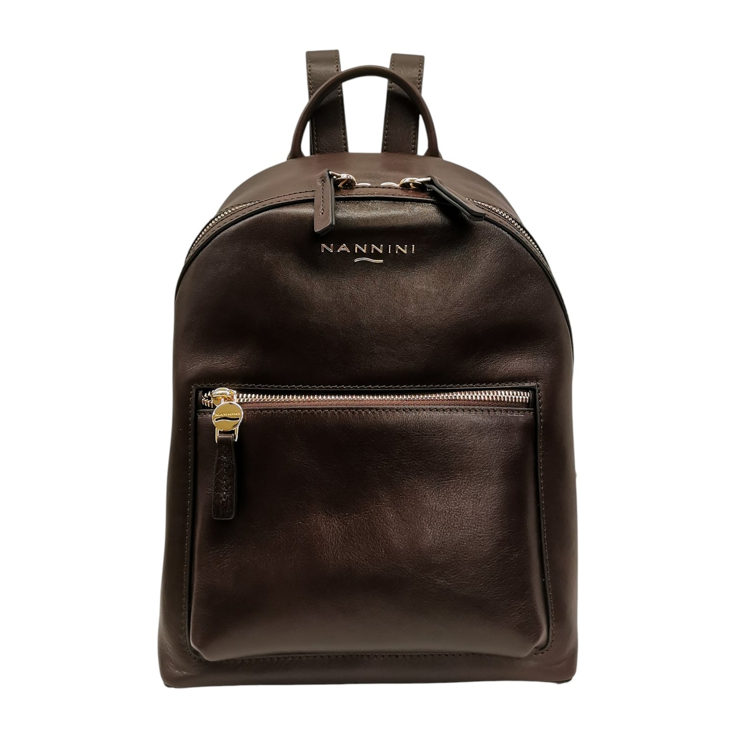 Nannini Firenze Zaino Helga-D Donna in Pelle Liscia Sigaro
