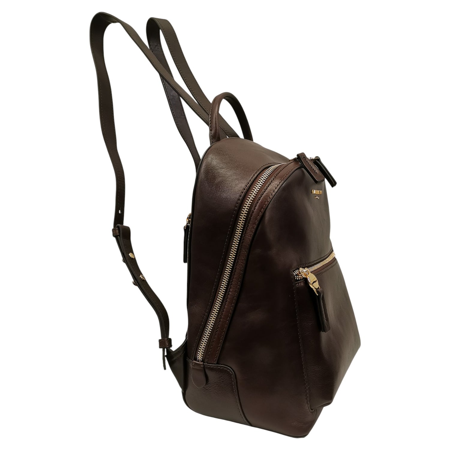 Nannini Firenze Zaino Helga-D Donna in Pelle Liscia Sigaro