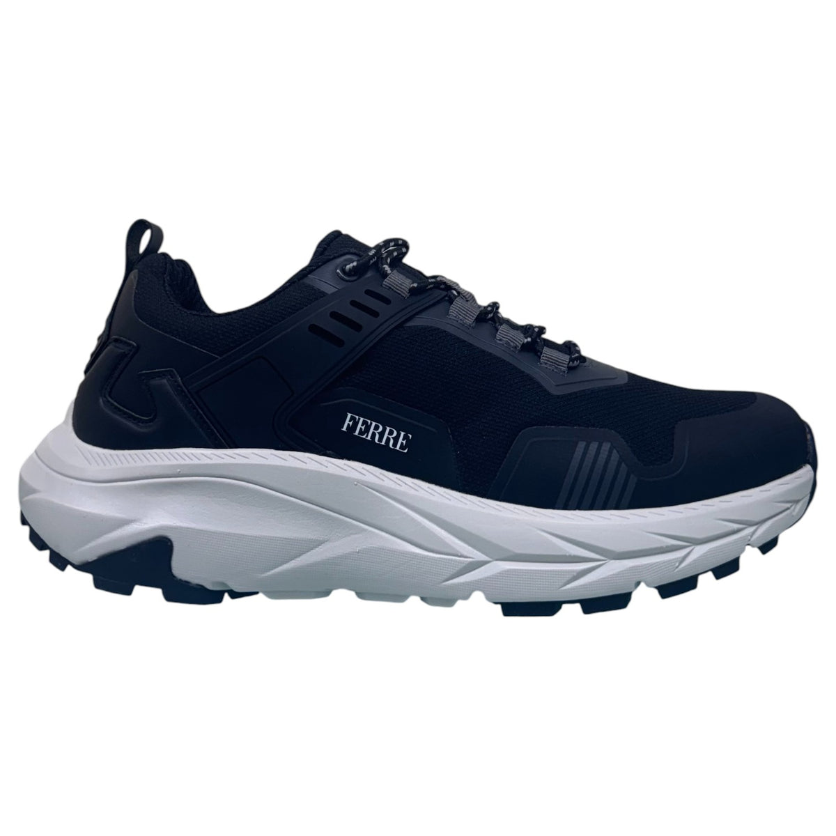 Ferrè Sneakers Uomo in Tessuto Nera