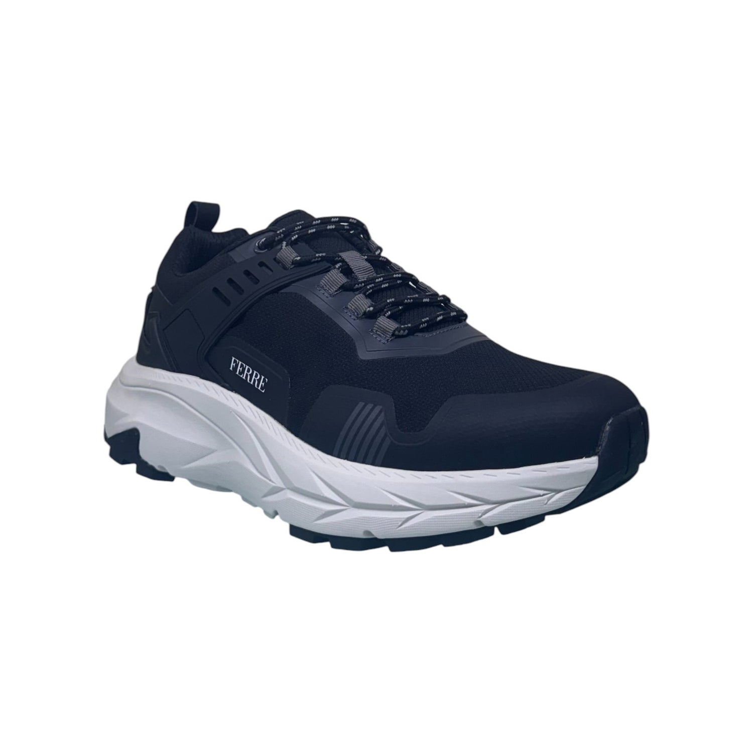 Ferrè Sneakers Uomo in Tessuto Nera