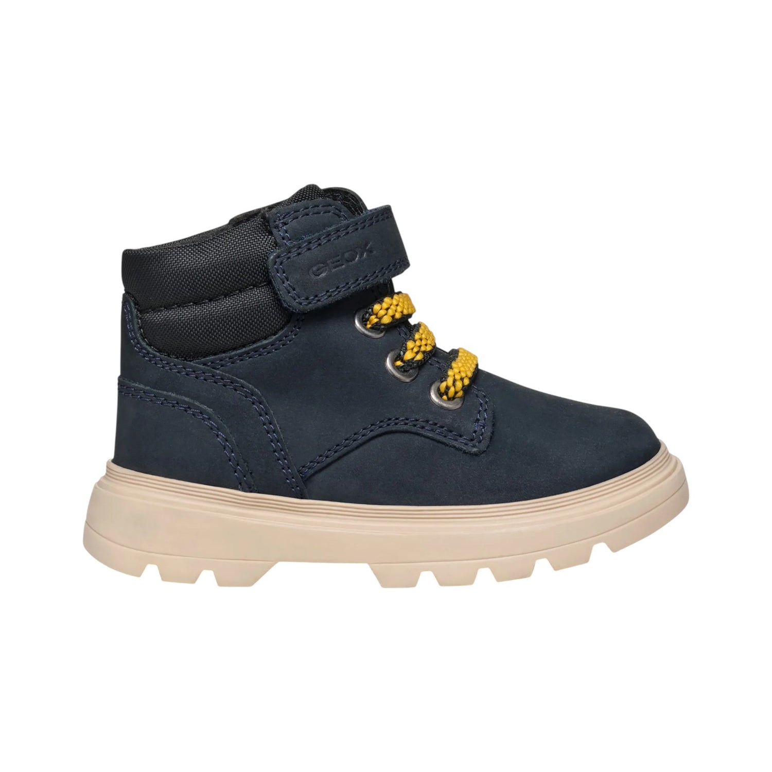 Geox Polacchino Bambino in Nabuck Blu Numero - 24/25/26/27