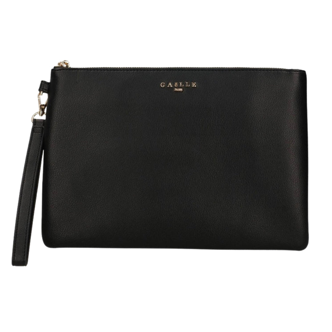Gaelle Pochette Donna in Ecopelle Nera con Polsino