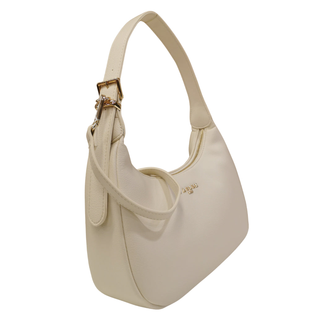 Gaelle Borsa a Spalla Hobo Donna in Ecopelle Burro con Tracolla