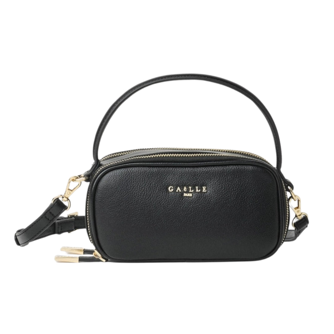 Gaelle Borsa Mini Camera in Ecopelle Nera da Donna