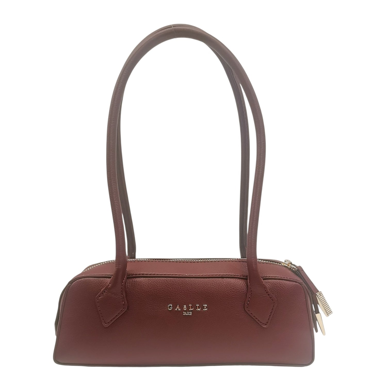 Gaelle Borsa a Spalla Donna in Ecopelle Mosto con Manici Alti