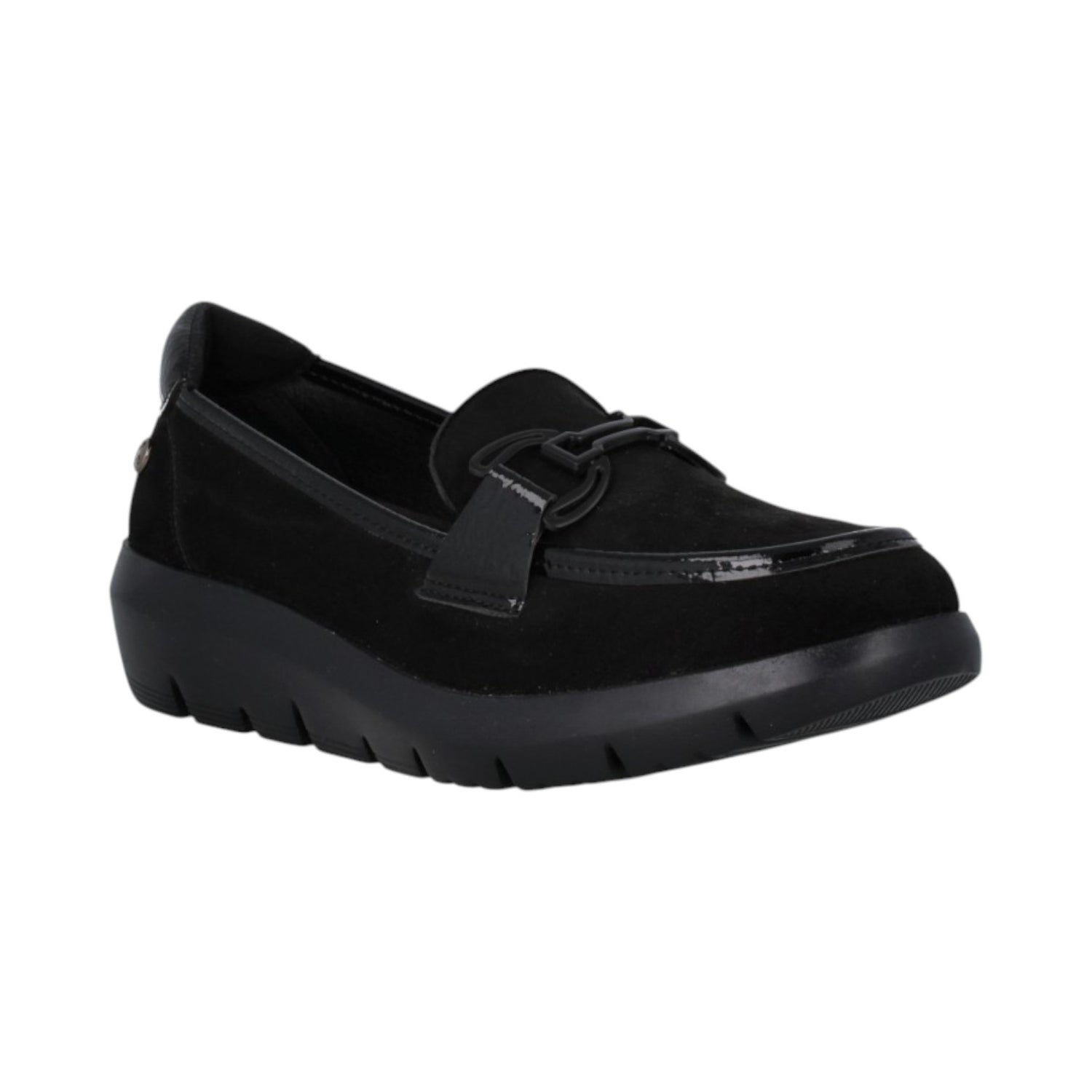 Amarpies Mocassino Donna Nero con Morsetto