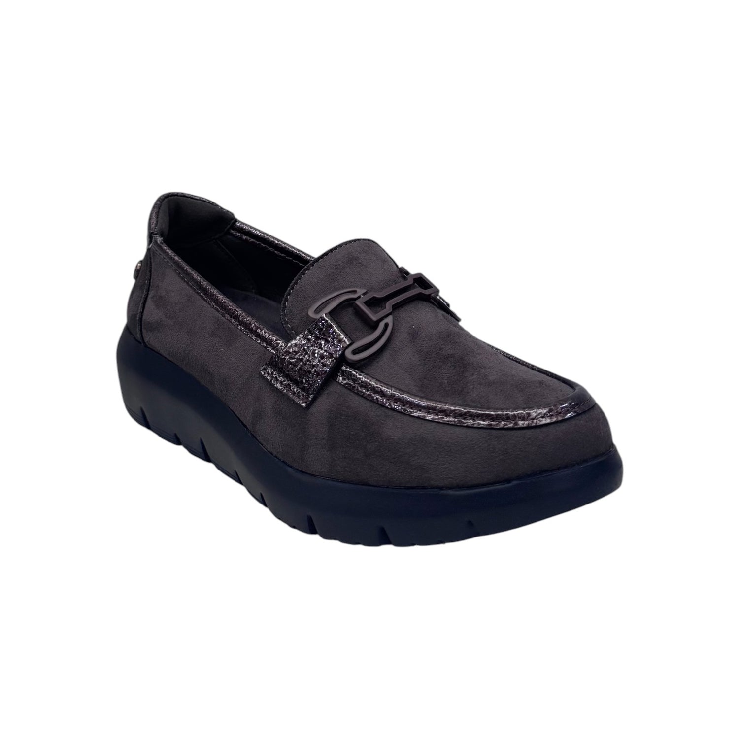 Amarpies Mocassino Donna Taupe con Morsetto