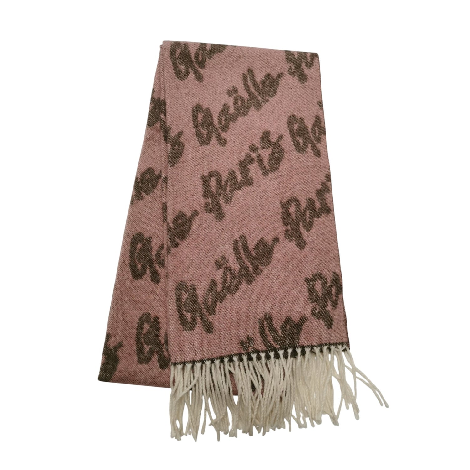 Gaelle Sciarpa Donna Rosa Bruciato con Frange