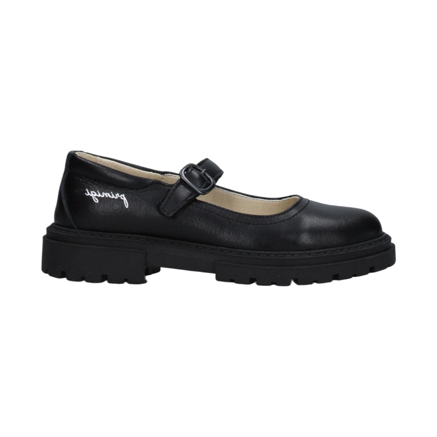 Primigi Ballerina Bambina in Pelle Nera con Cinturino Numero - 22/23/24