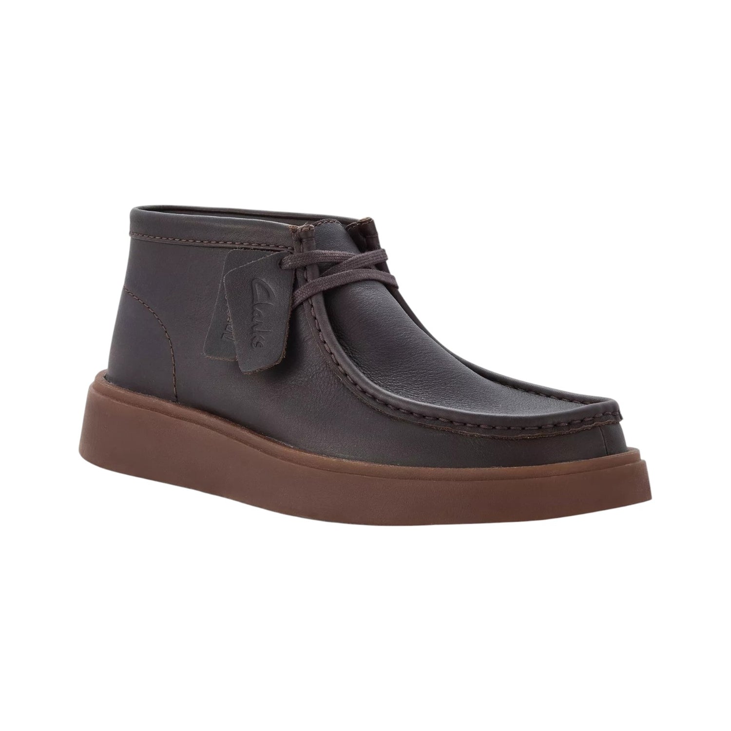 Clarks Torview Hi Polacchino Uomo in Pelle Marrone