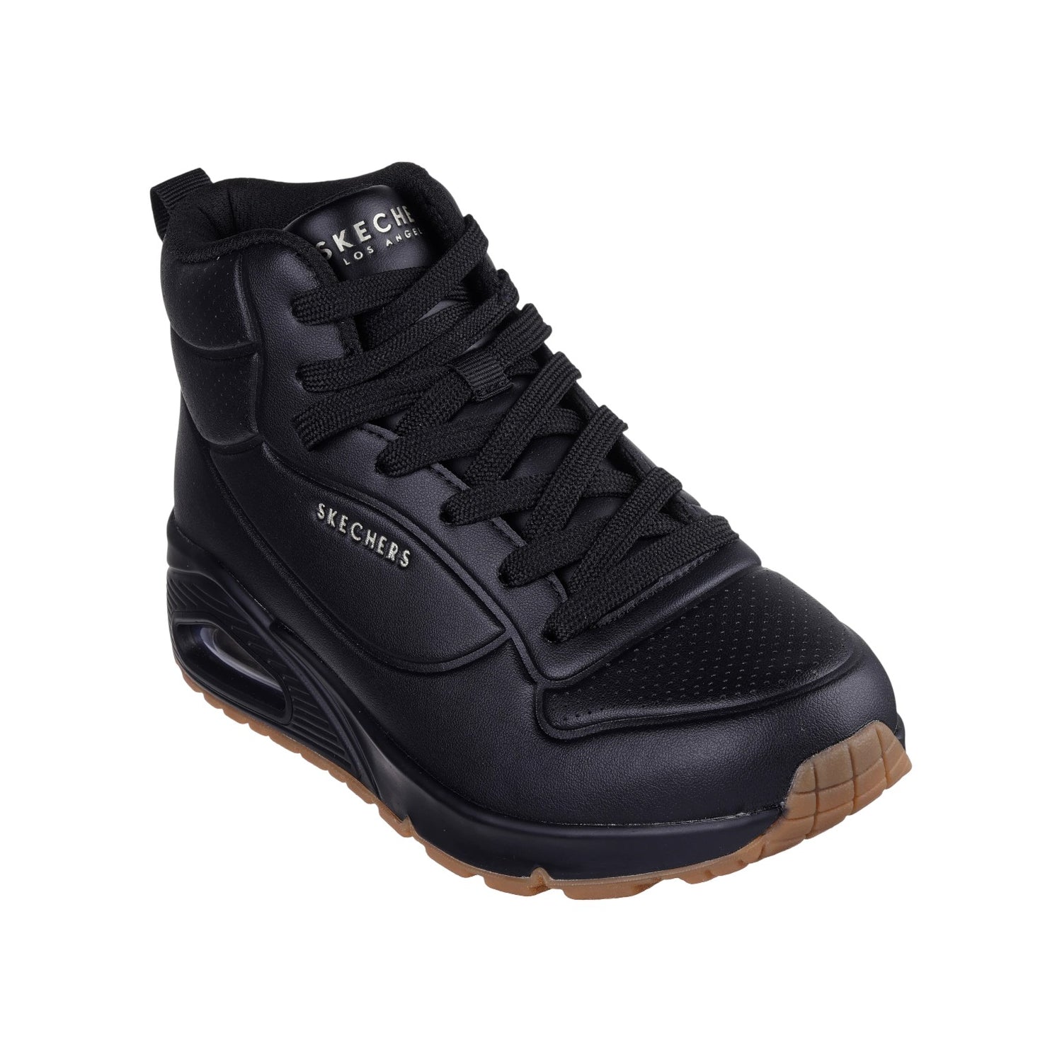 Skechers Sneakers Alta Donna Nero Uno-Stand High