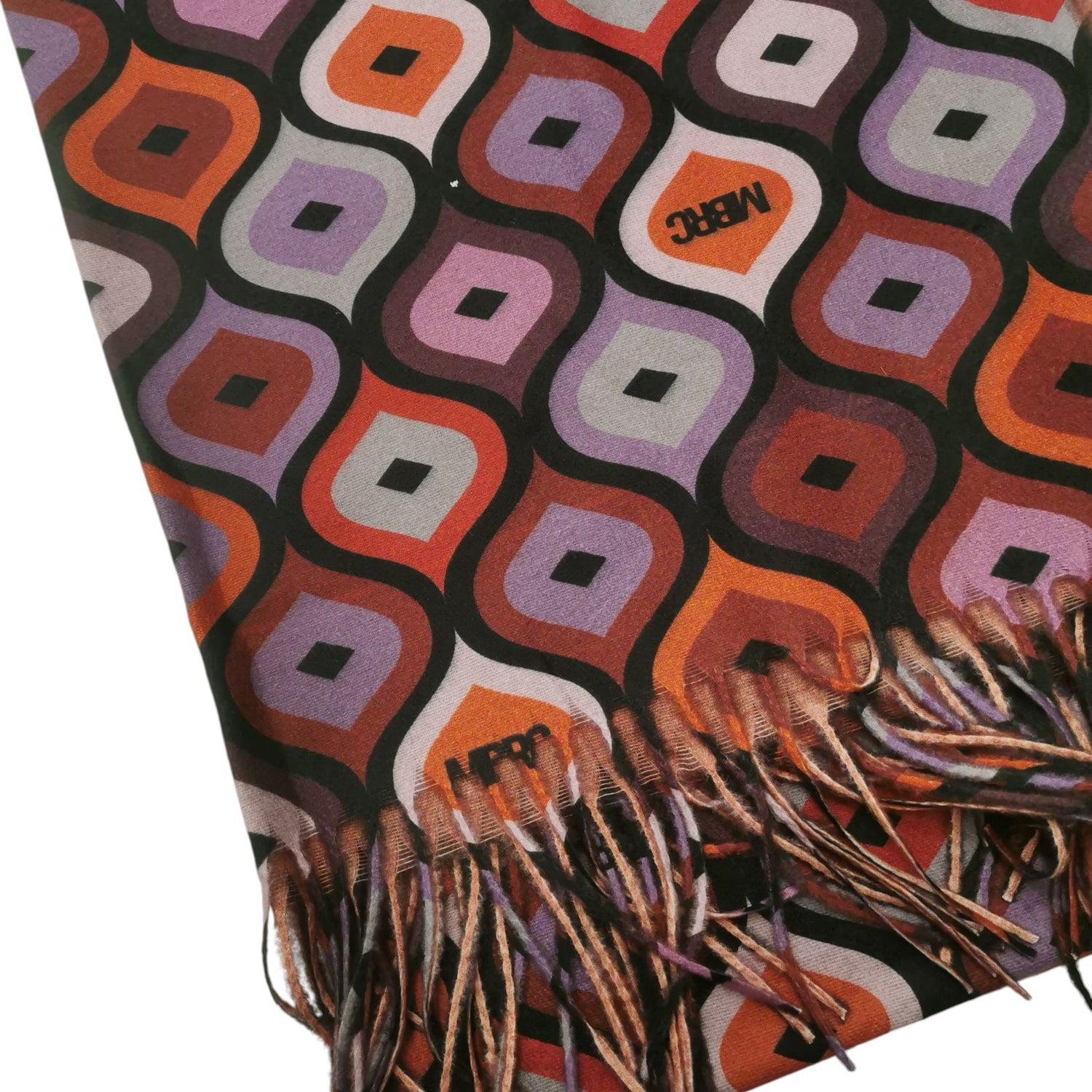 M Brc Sciarpa Donna in Tessuto Bordeaux