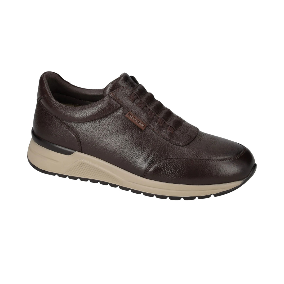 Valleverde Slip On Uomo in Pelle Marrone