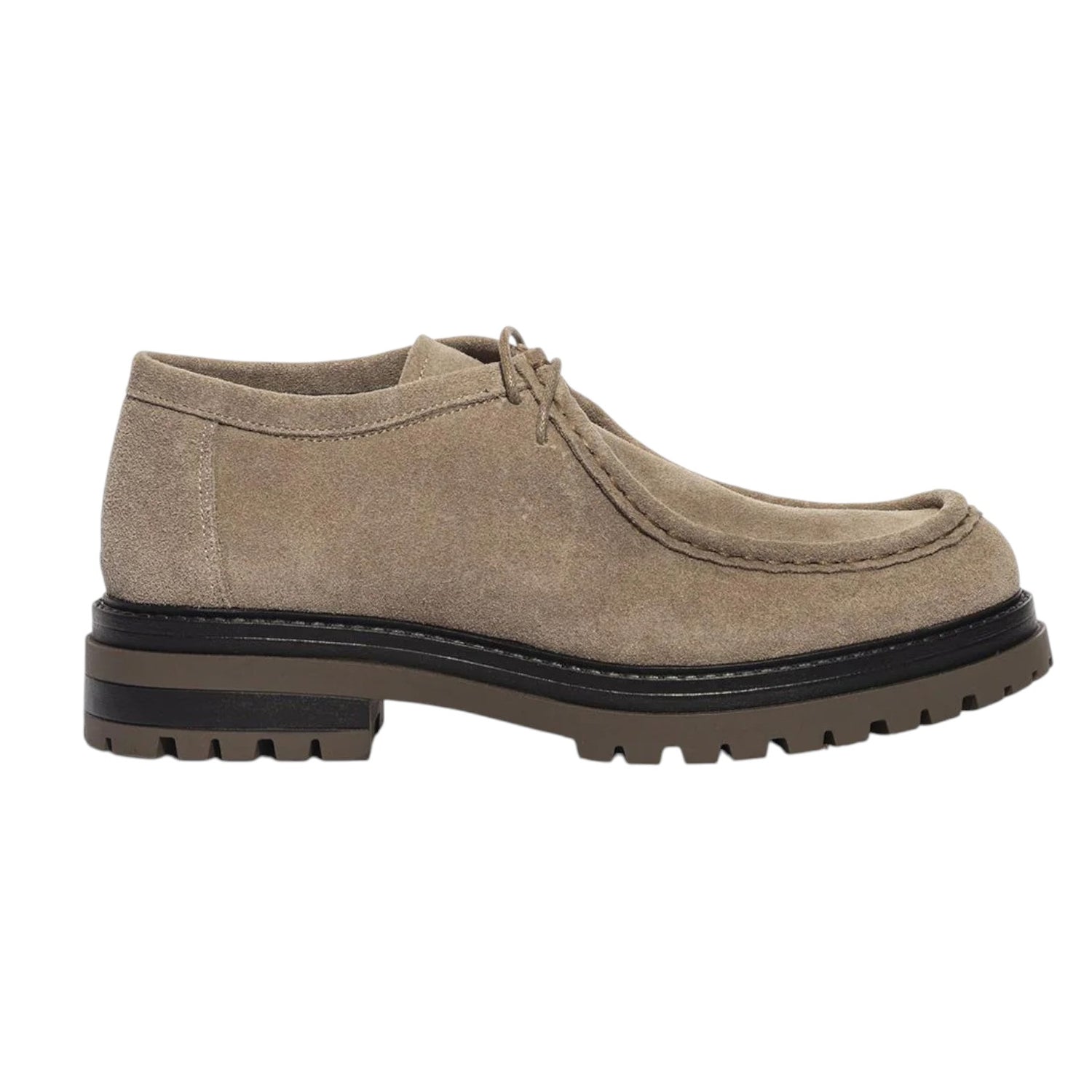 Keys Allacciato Donna in Camoscio Beige