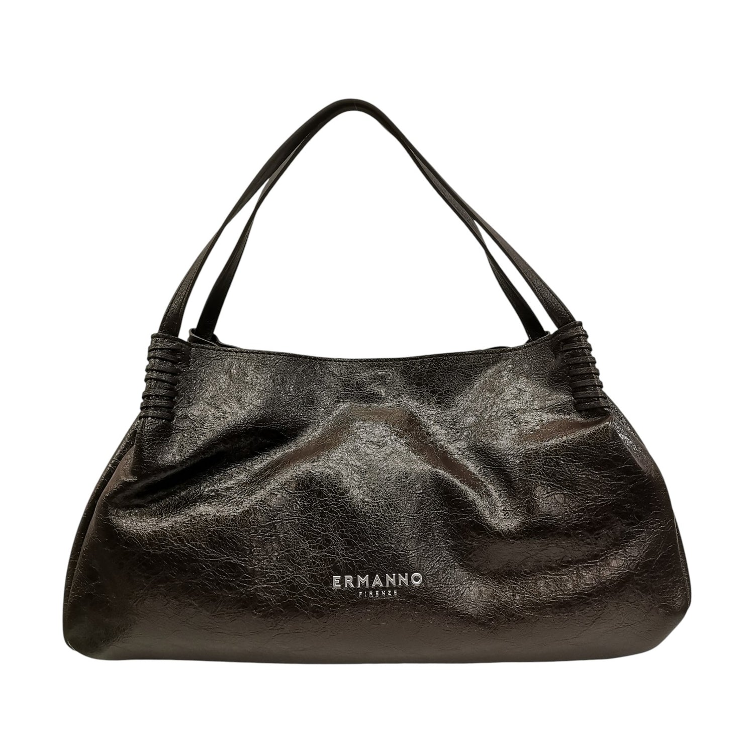 Ermanno Scervino Borsa a Spalla Media Donna in Ecopelle Moro