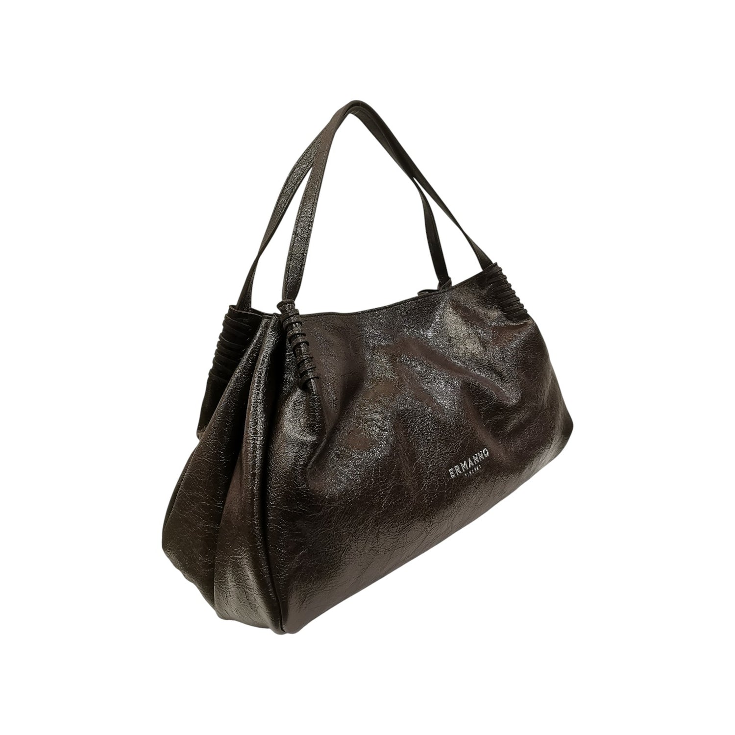 Ermanno Scervino Borsa a Spalla Media Donna in Ecopelle Moro