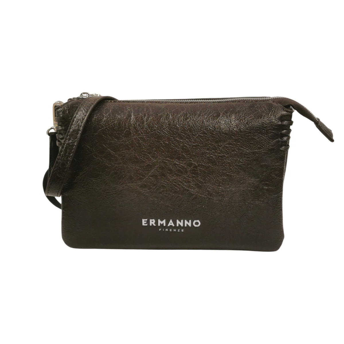 Ermanno Scervino Borsa a Tracolla Donna in Ecopelle Moro