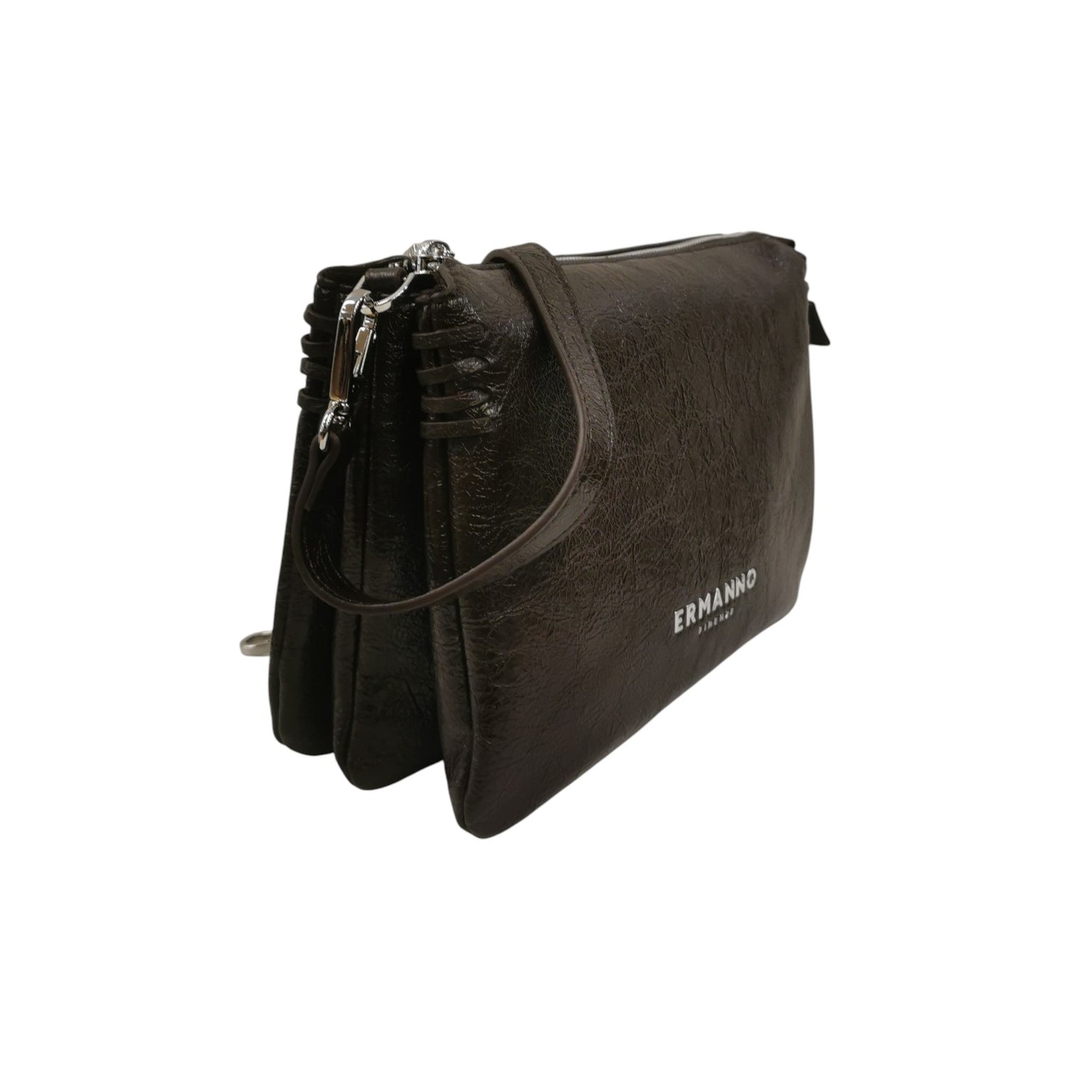 Ermanno Scervino Borsa a Tracolla Donna in Ecopelle Moro