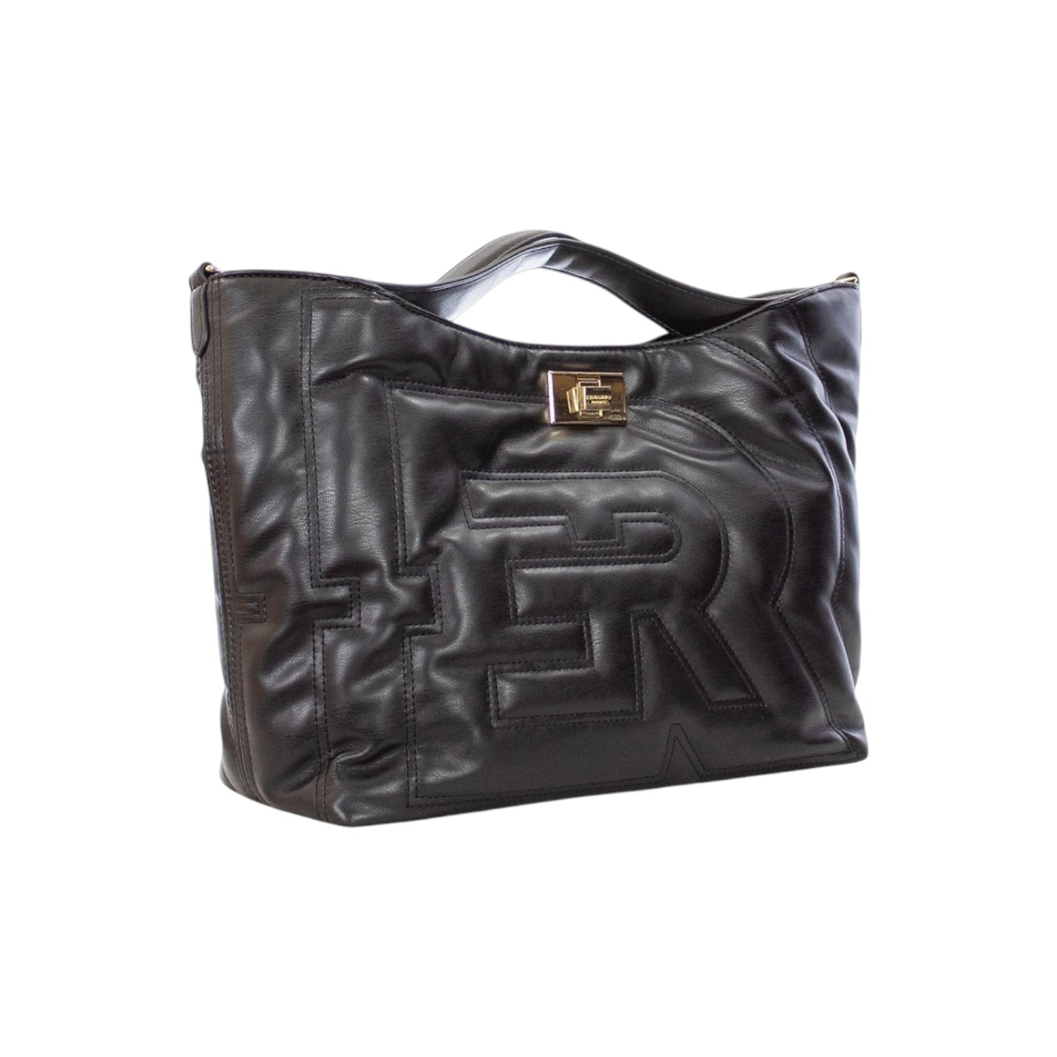 Ermanno Scervino Borsa a Spalla Media Donna in Ecopelle Trapuntata Avorio