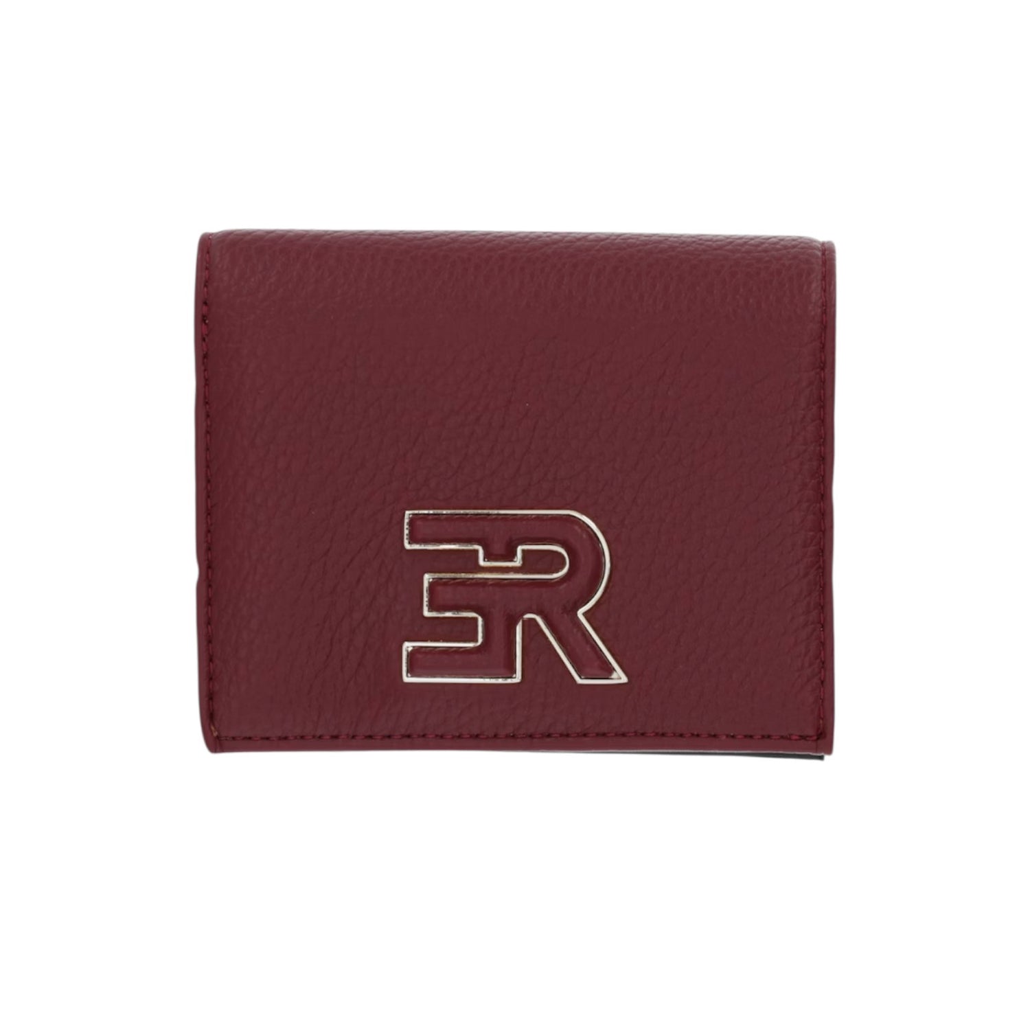 Ermanno Scervino Portafoglio Donna Piccolo in Ecopelle Vino con Bottone