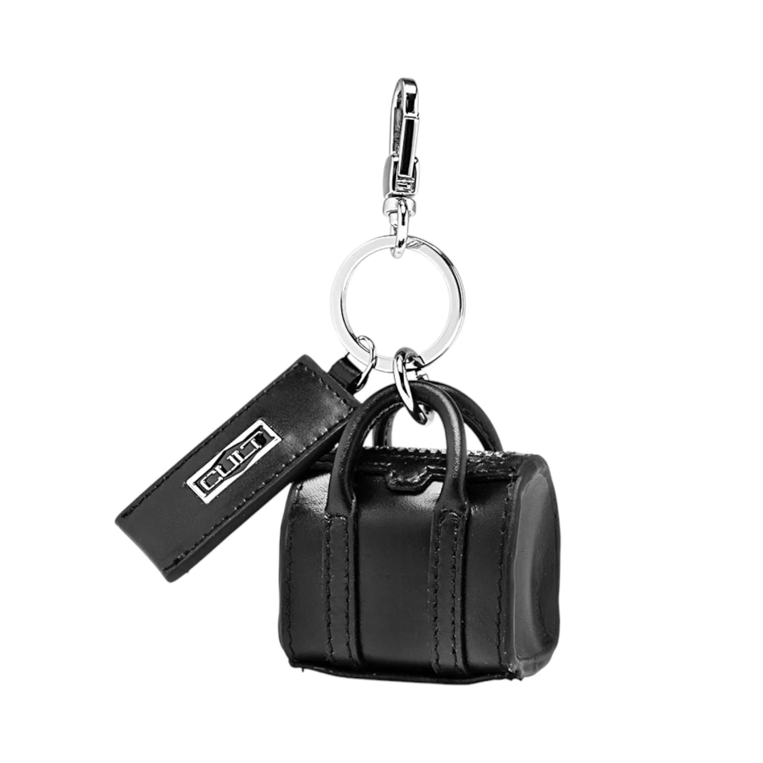 Cult Portachiavi a Bauletto Donna in Ecopelle Nera