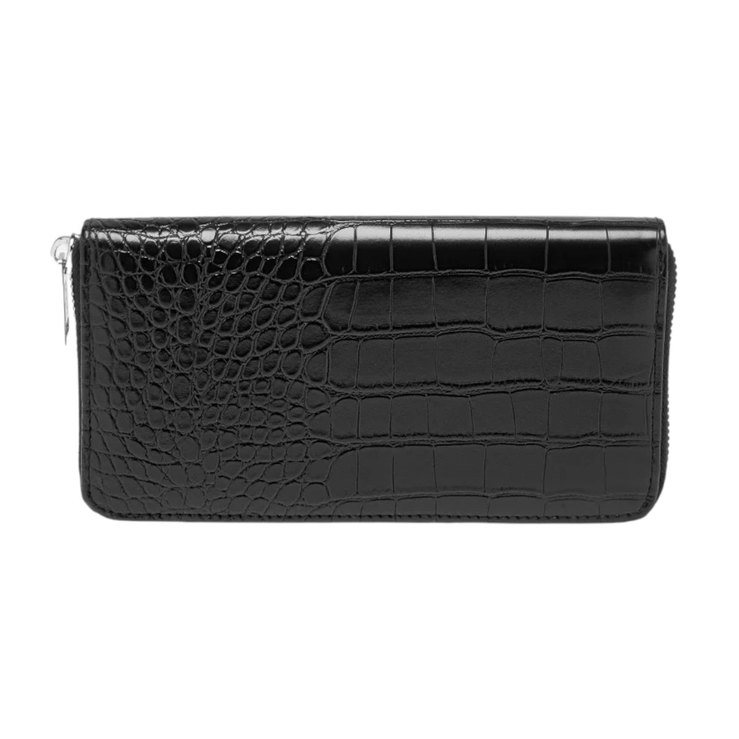 Cult Portafoglio Donna in Ecopelle Nera con Stampa Cocco