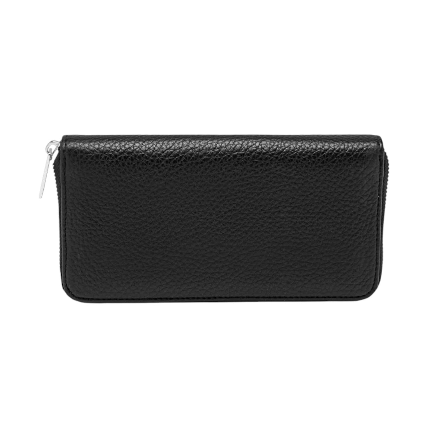 Cult Portafoglio Donna in Ecopelle Nera Martellata