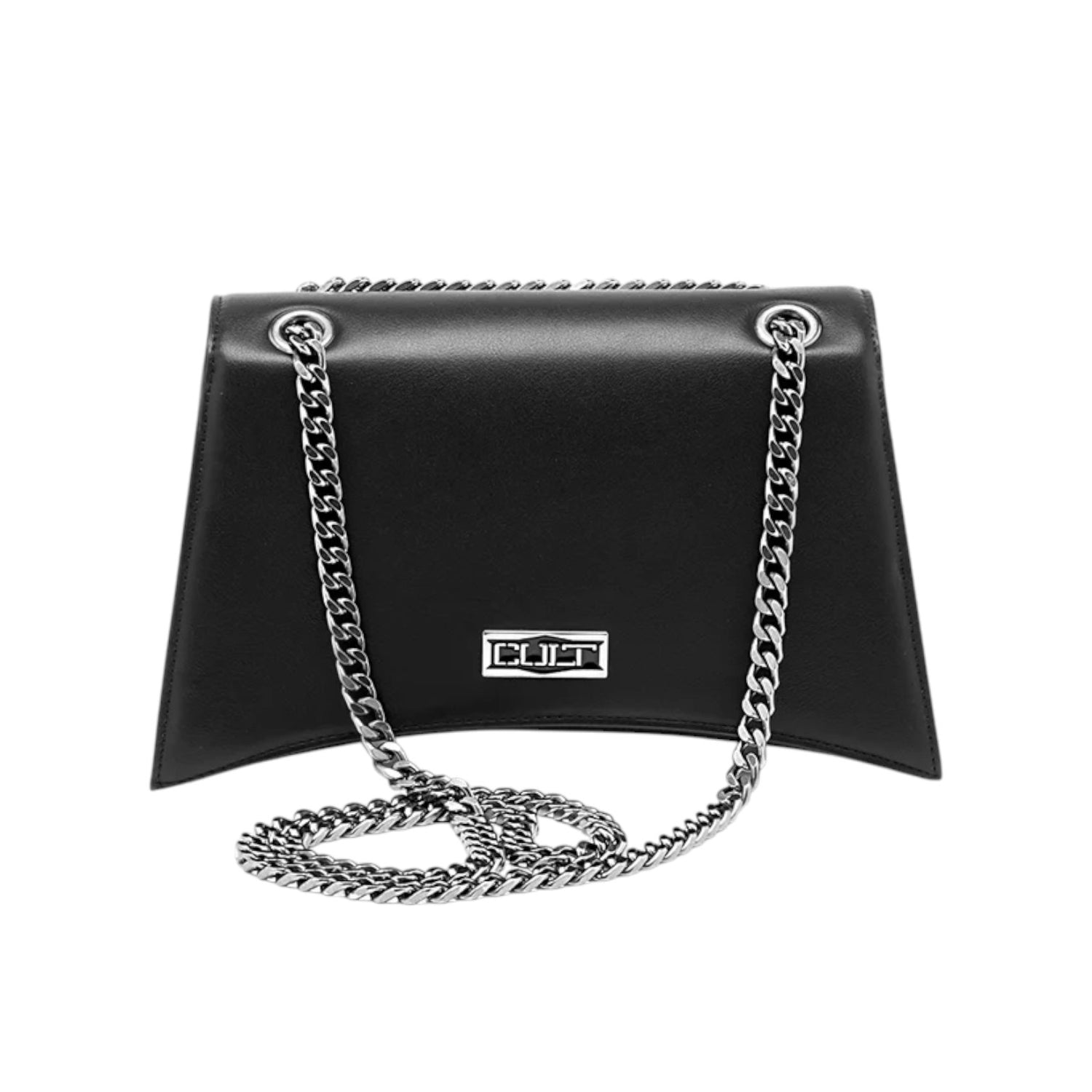 Cult Borsa a Tracolla Donna Gwen Pearl in Ecopelle Nera