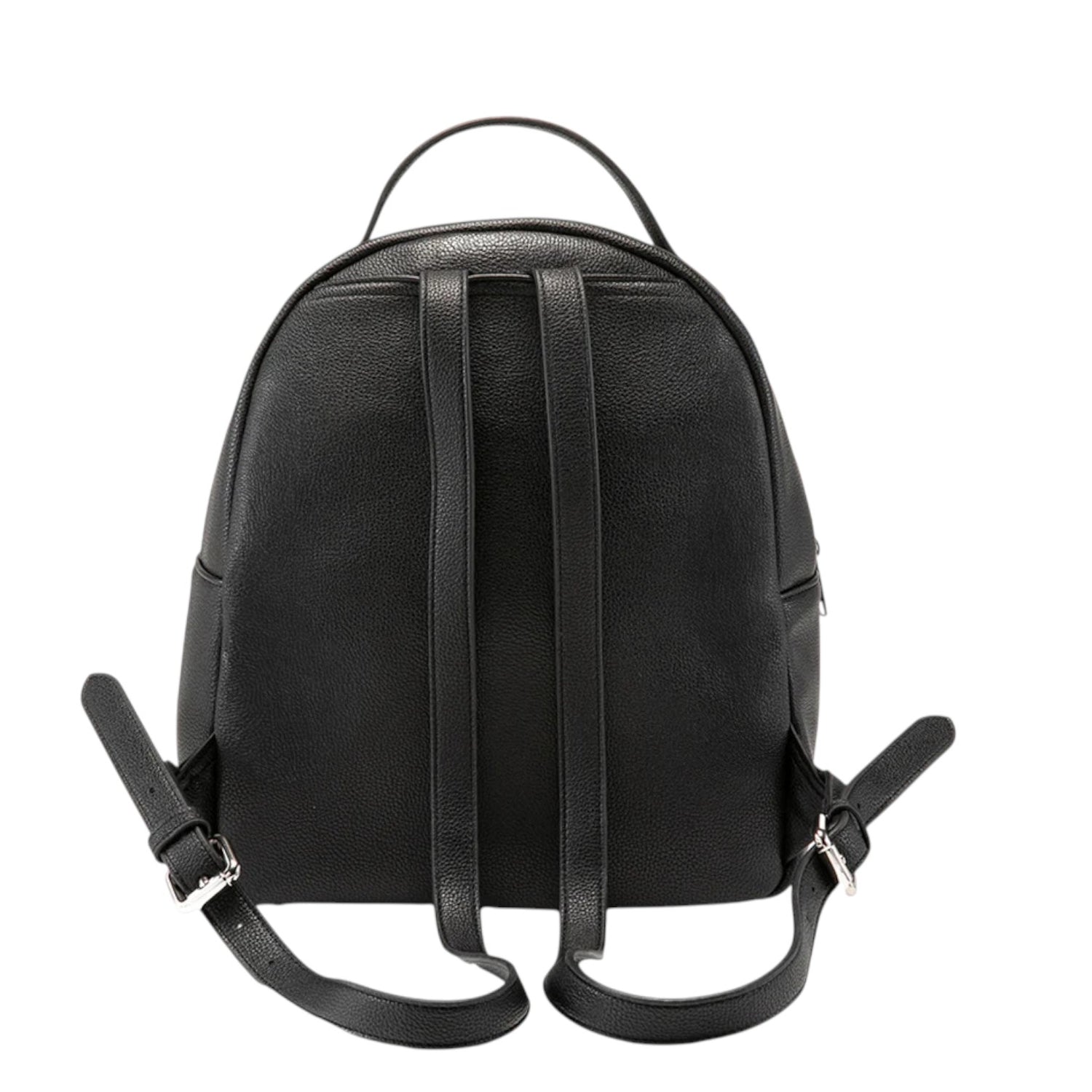 Cult Zaino Donna Yoko in Ecopelle Nera con Rouches