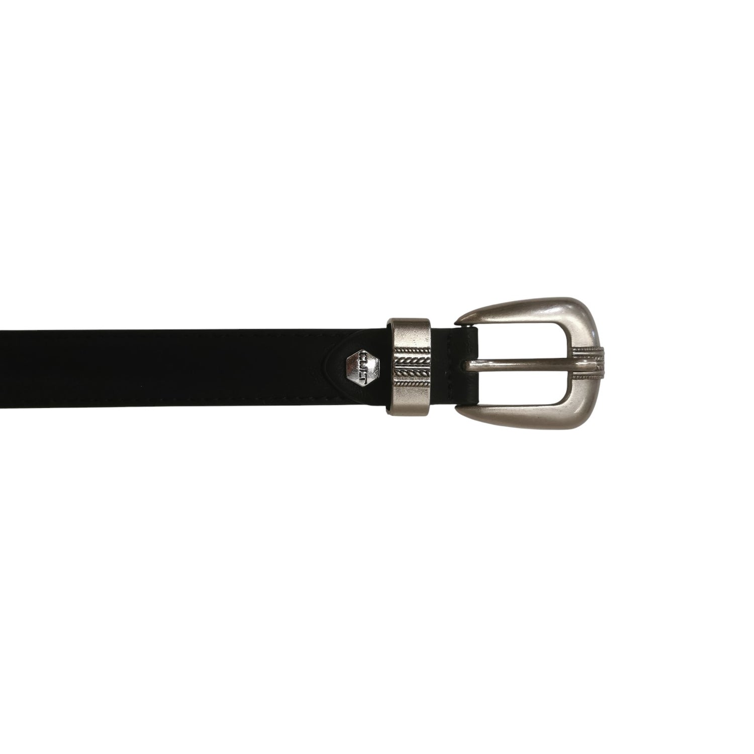 Cult Cintura Donna Nera con Fibbia