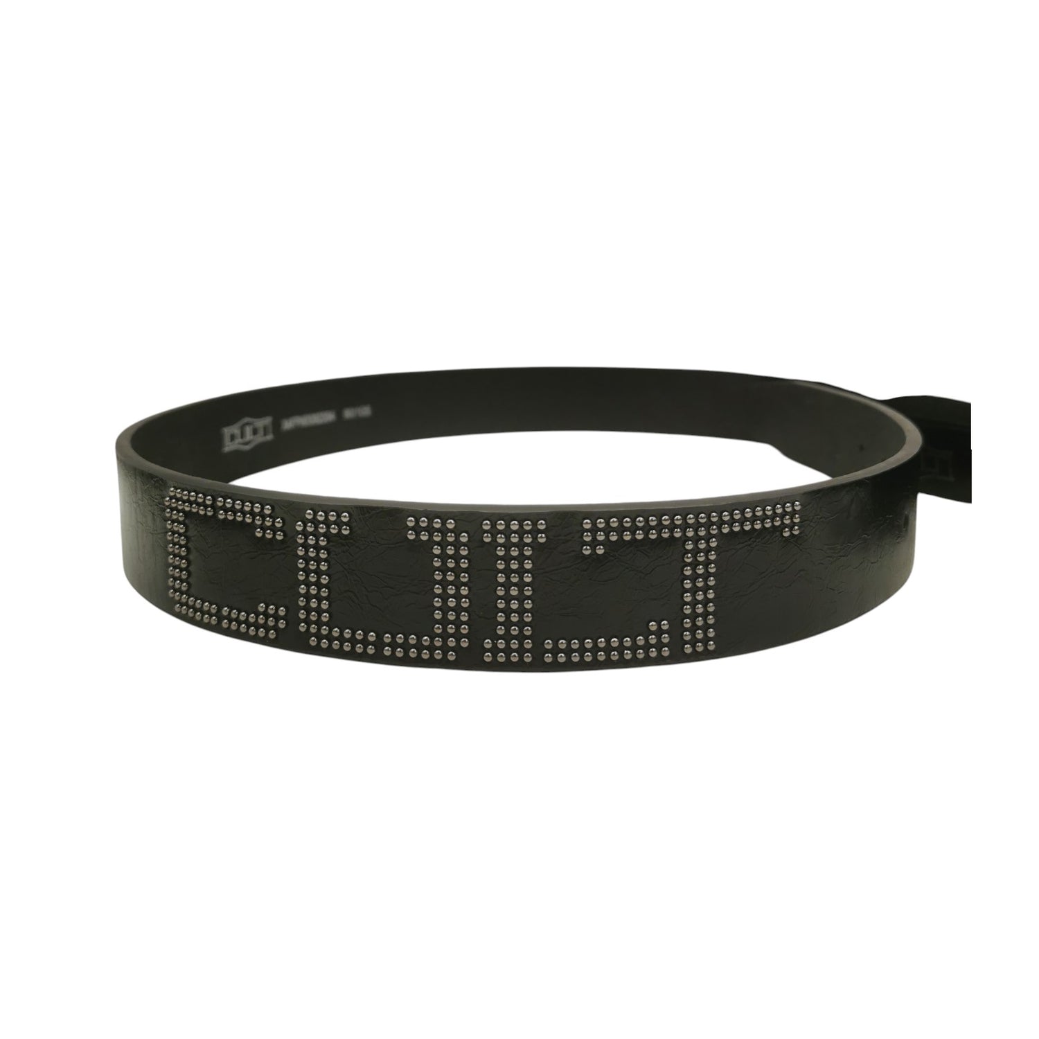 Cult Cintura Donna Nera con Logo Mini Borchie