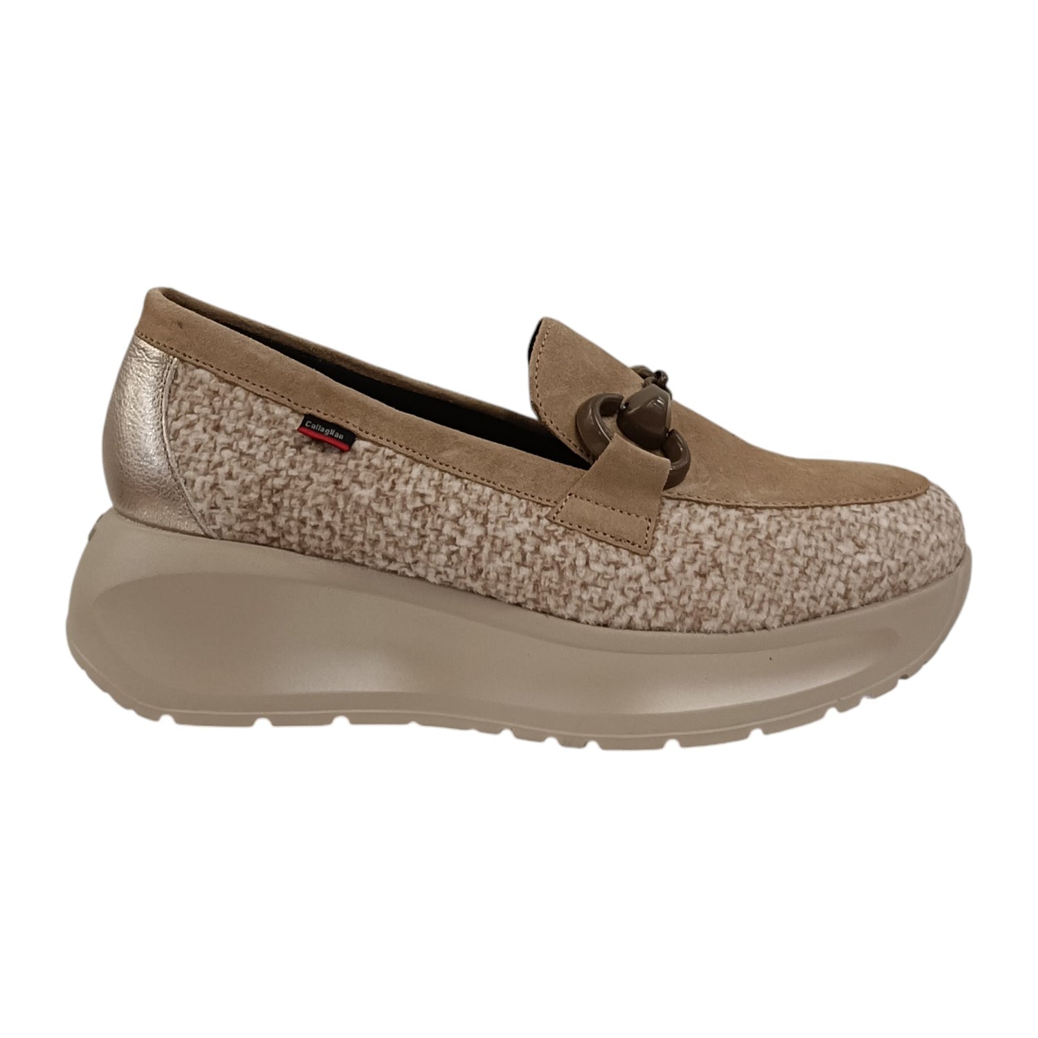 Callaghan Mocassino Donna in Camoscio e Tessuto Corda con Morsetto