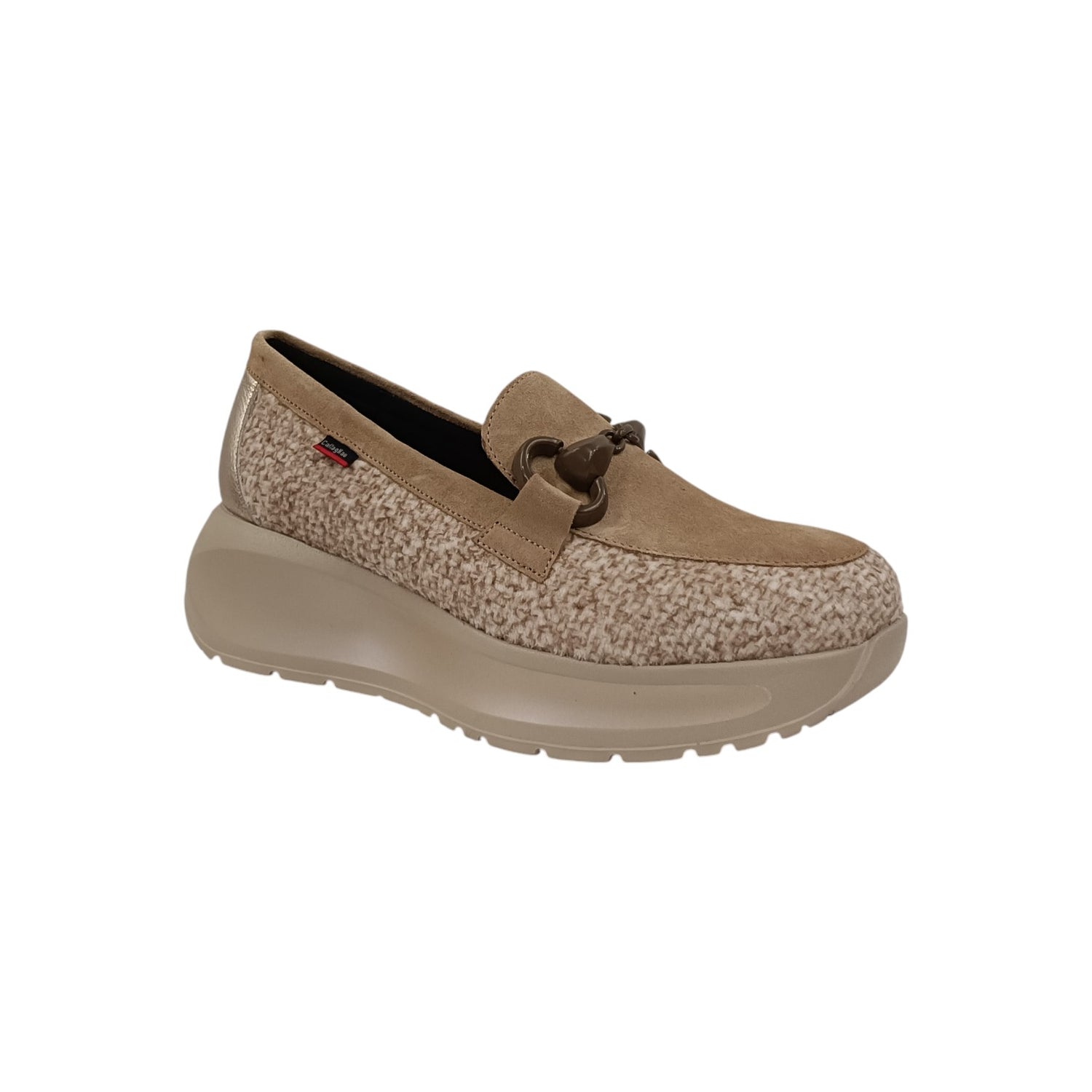 Callaghan Mocassino Donna in Camoscio e Tessuto Corda con Morsetto