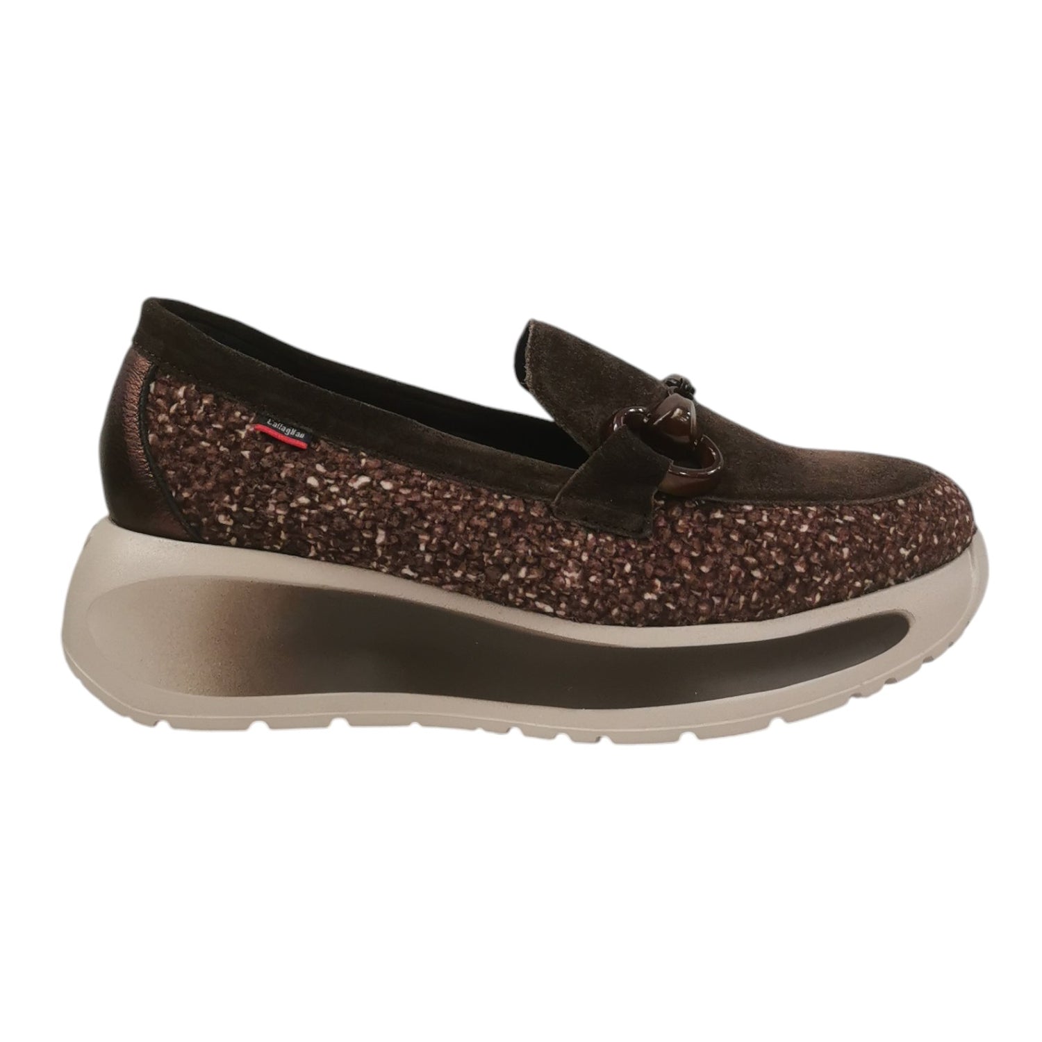 Callaghan Mocassino Donna in Camoscio e Tessuto con Morsetto