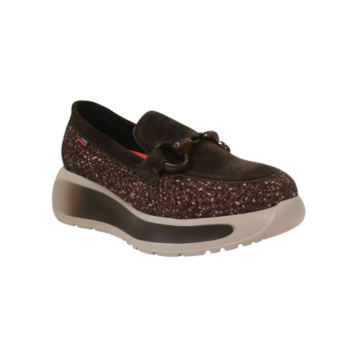 Callaghan Mocassino Donna in Camoscio e Tessuto con Morsetto