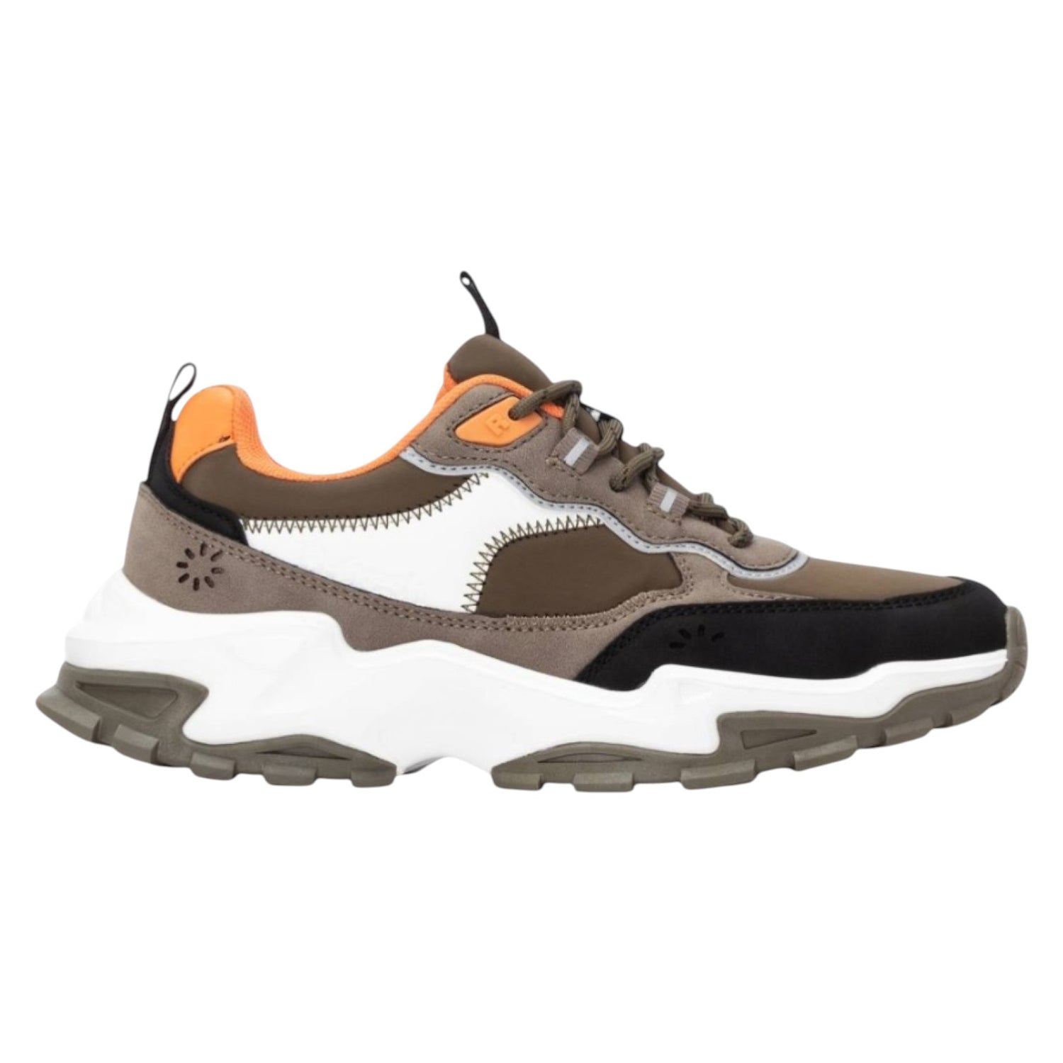 Refresh Sneakers Donna in Ecopelle e Tessuto Verde con Memory