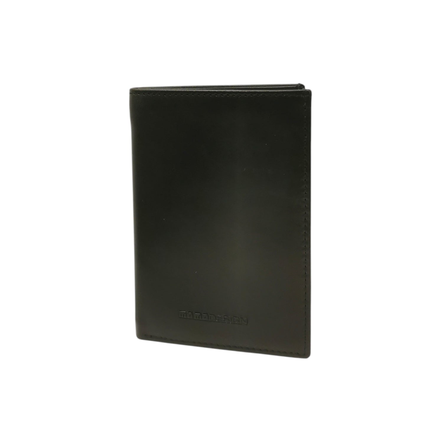 Momo Design Portafoglio Verticale Uomo in Pelle Nera