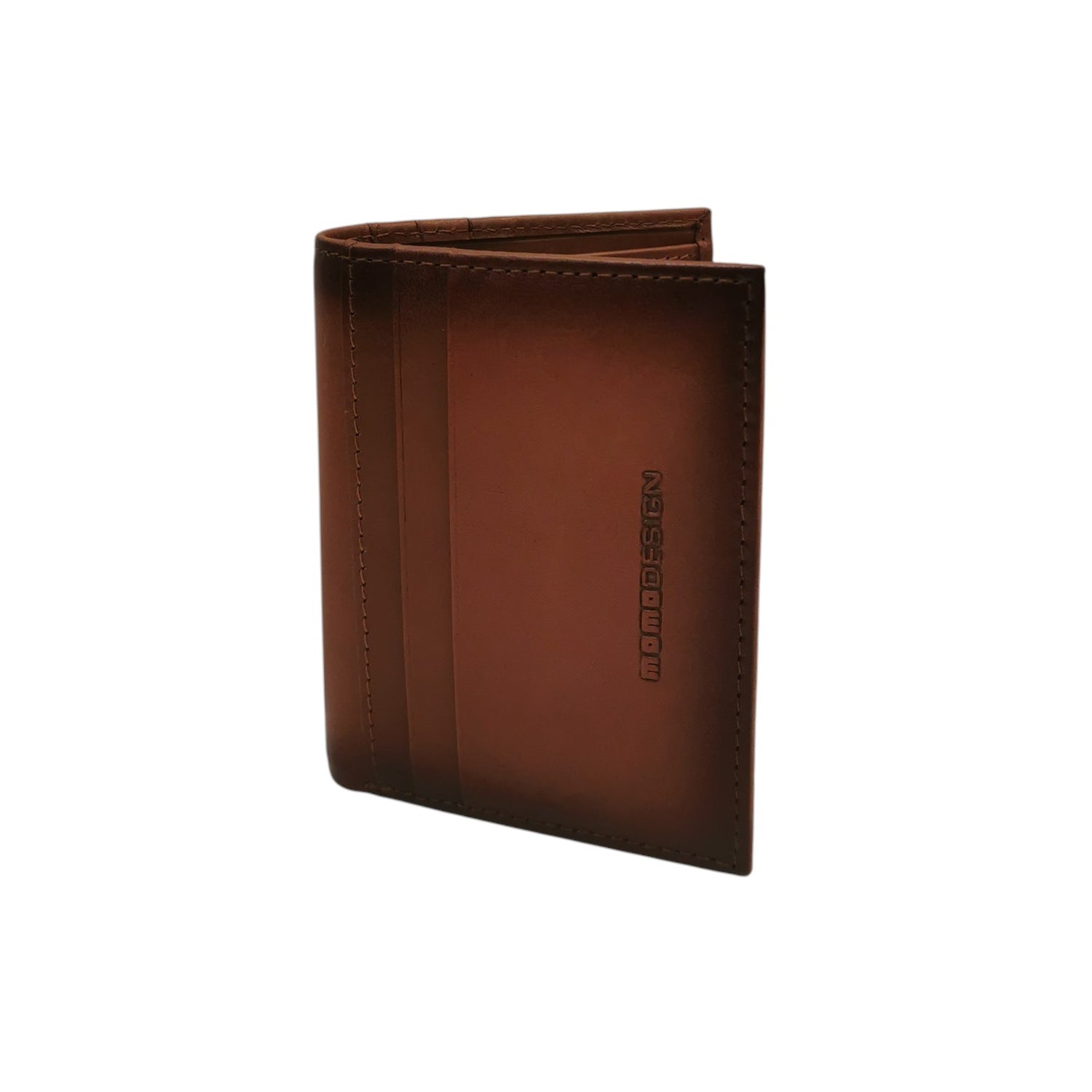 Momo Design Portacarte Verticale Uomo in Pelle Cuoio