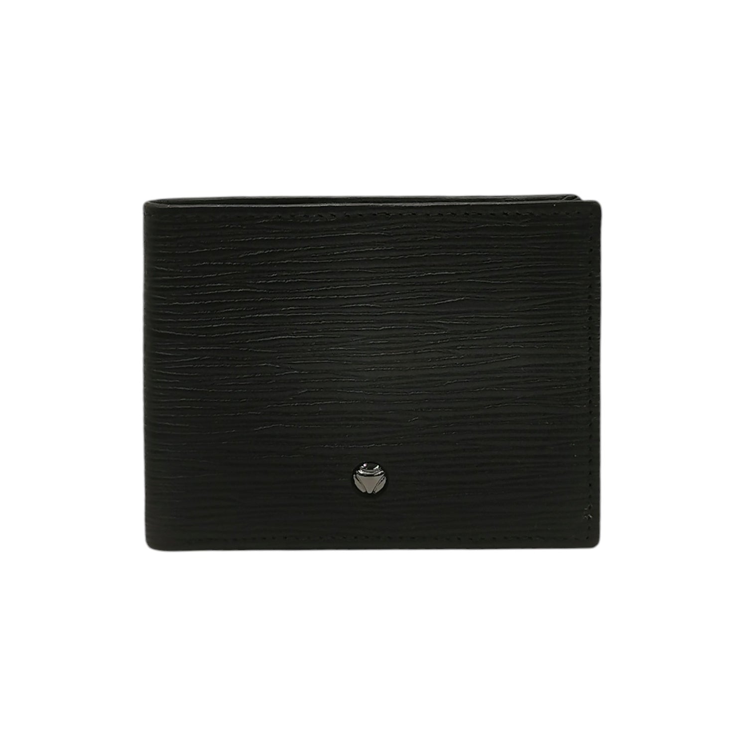 Momo Design Portafoglio Uomo in Pelle Nera con Portamonete