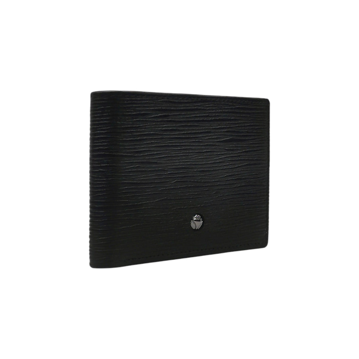 Momo Design Portafoglio Uomo in Pelle Nera con Portamonete