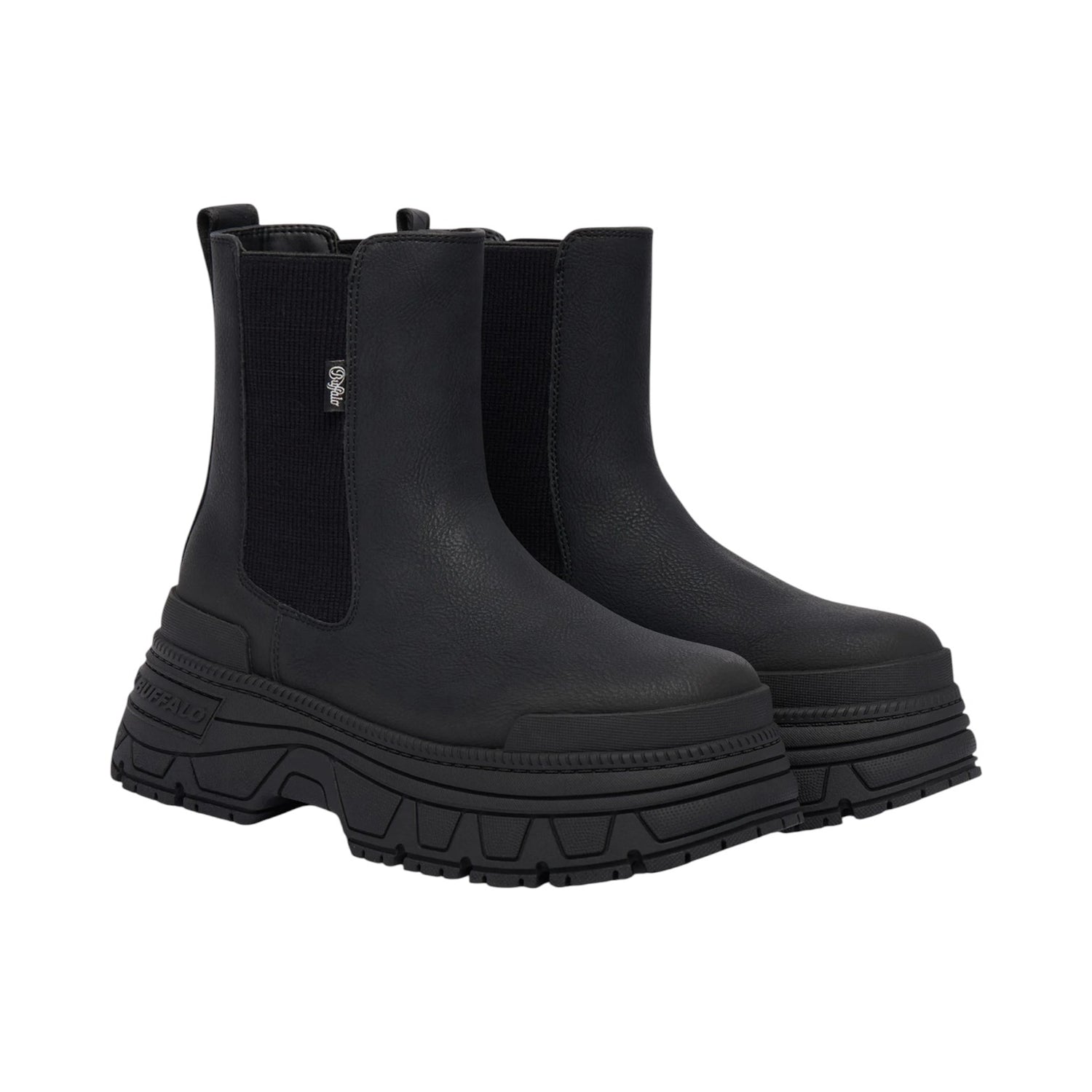 Buffalo Fusion Chelsea Beatles Donna Nero con Elastico